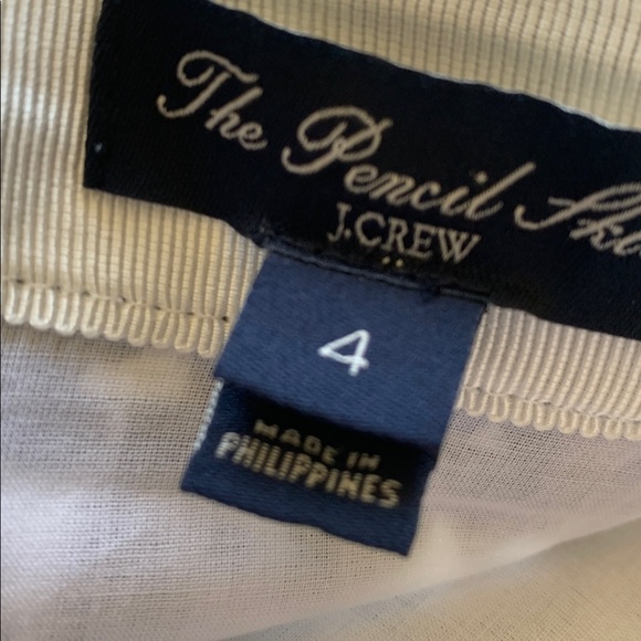 J. Crew Leopard Pencil Skirt in Black & Cream - Picture 4 of 4